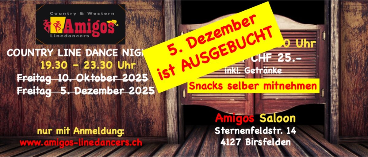 Permalink auf:nur mit Anmeldung: LineDance Night